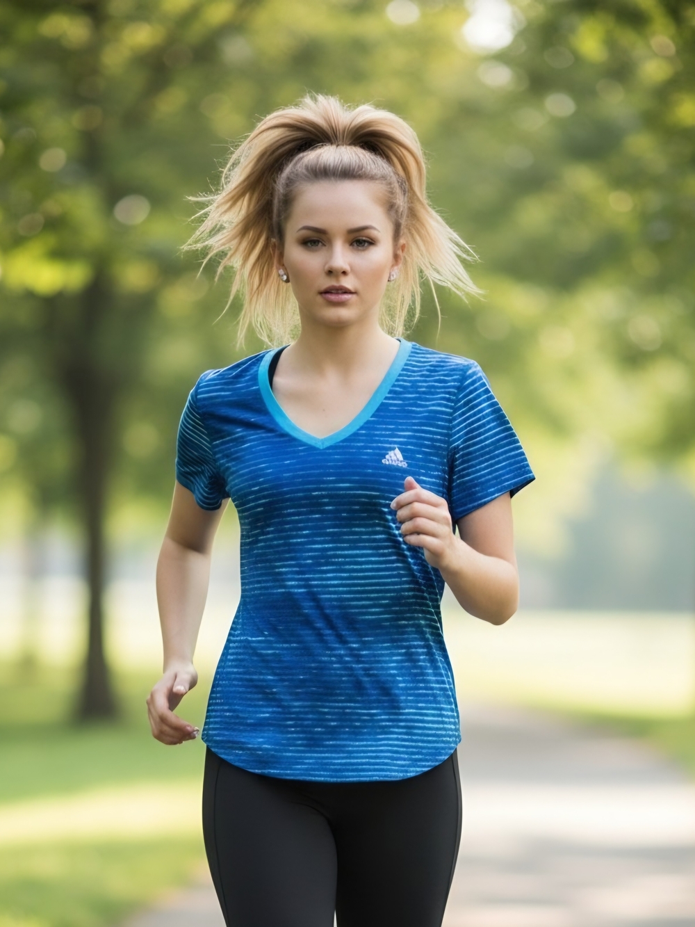 Adidas Clima Lite royal blue Ultimate Tee shirt